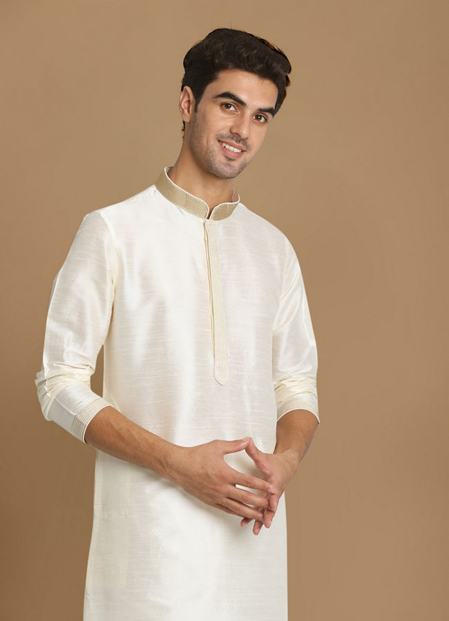 White kurta pyjama online for men